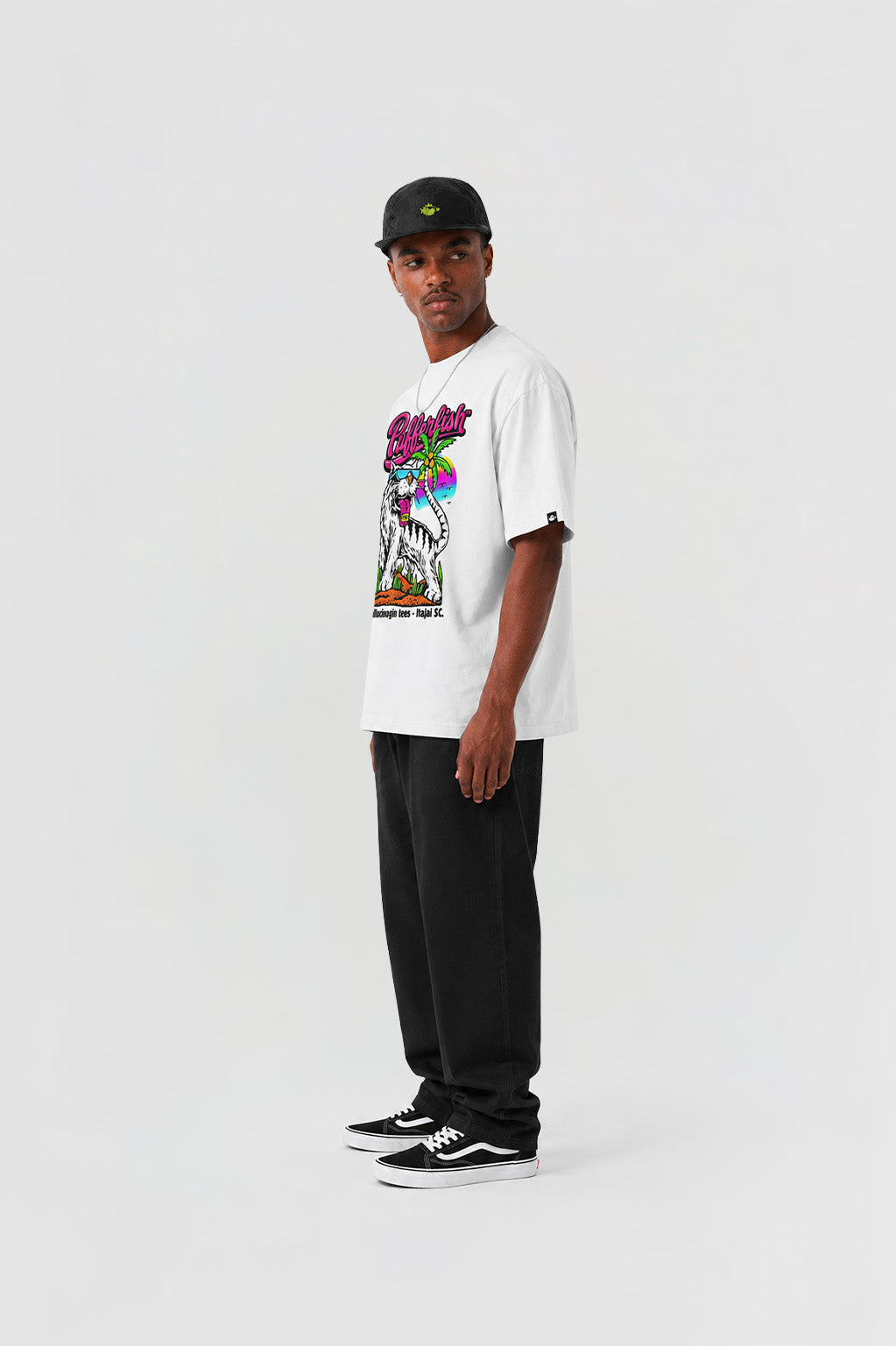 Camiseta Pufferfish - Allucinnogin (Estampa Frontal)