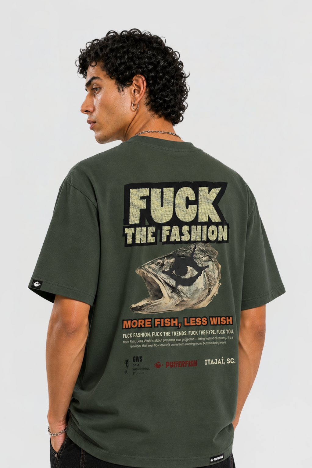 Camiseta Pufferfish - Fuck the Fashion