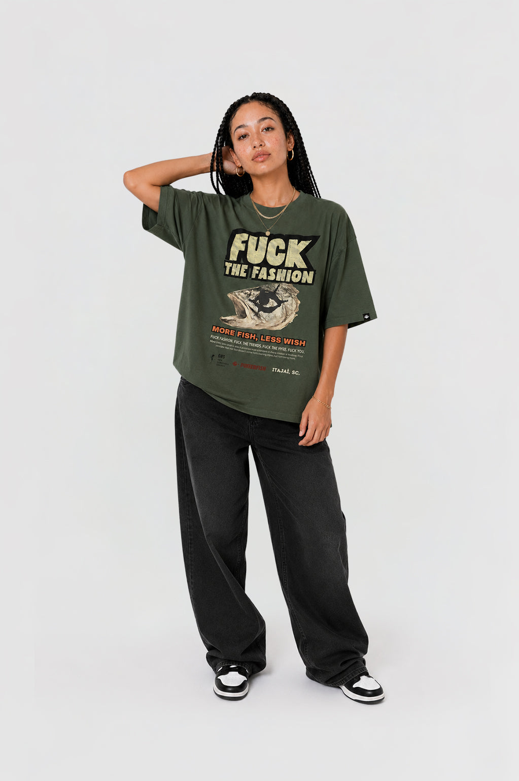 Camiseta Pufferfish - Fuck the Fashion (Estampa Frontal)