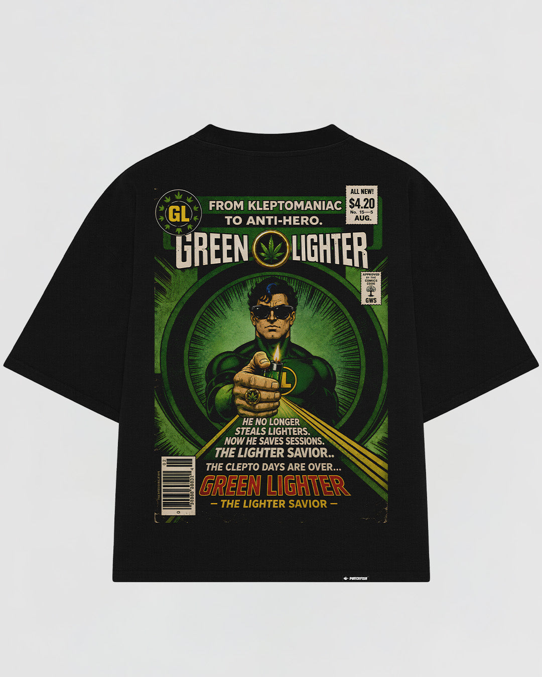 Camiseta Pufferfish - Green Lighter
