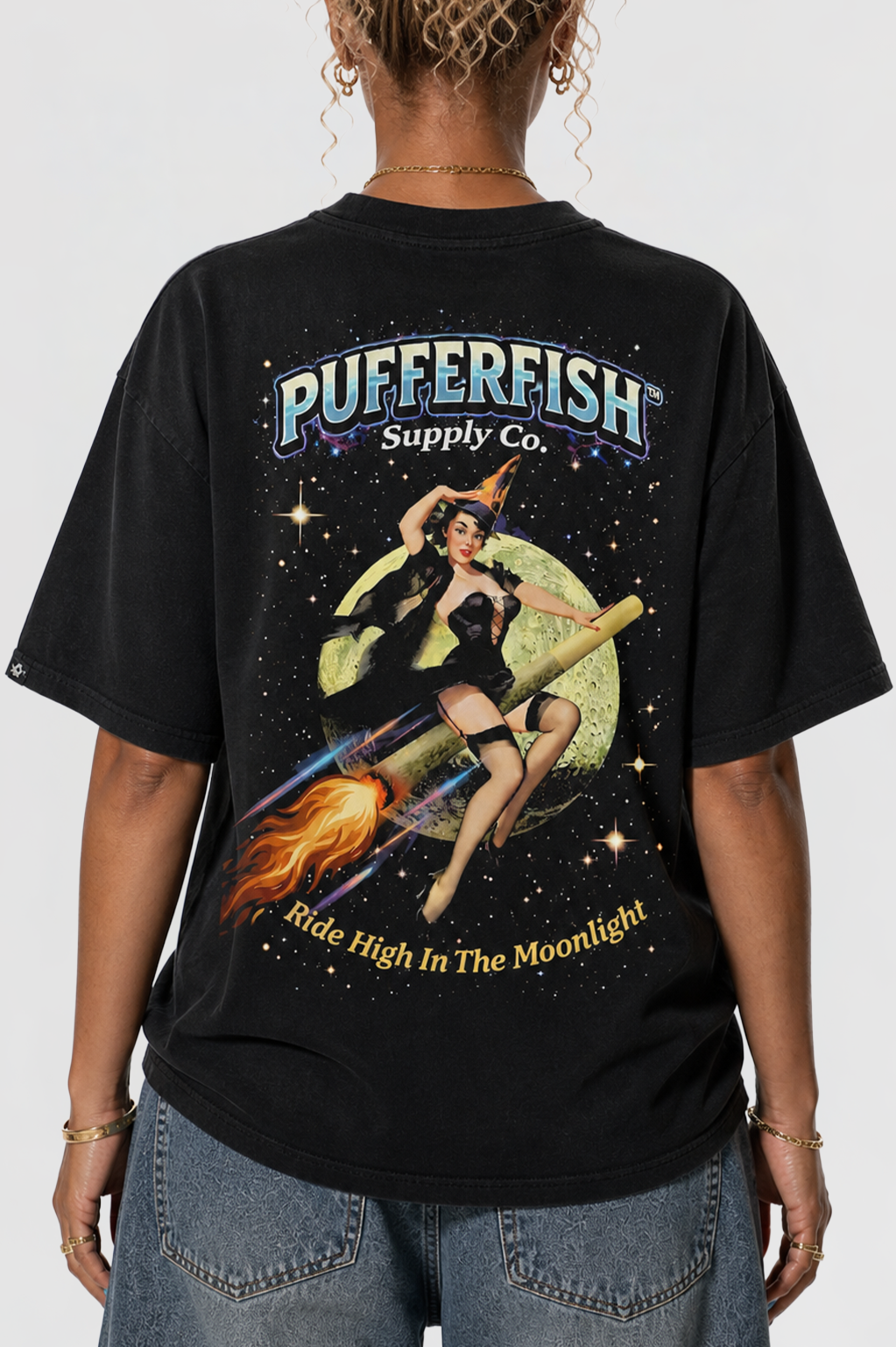 Camiseta Pufferfish - High Hide Moon Night