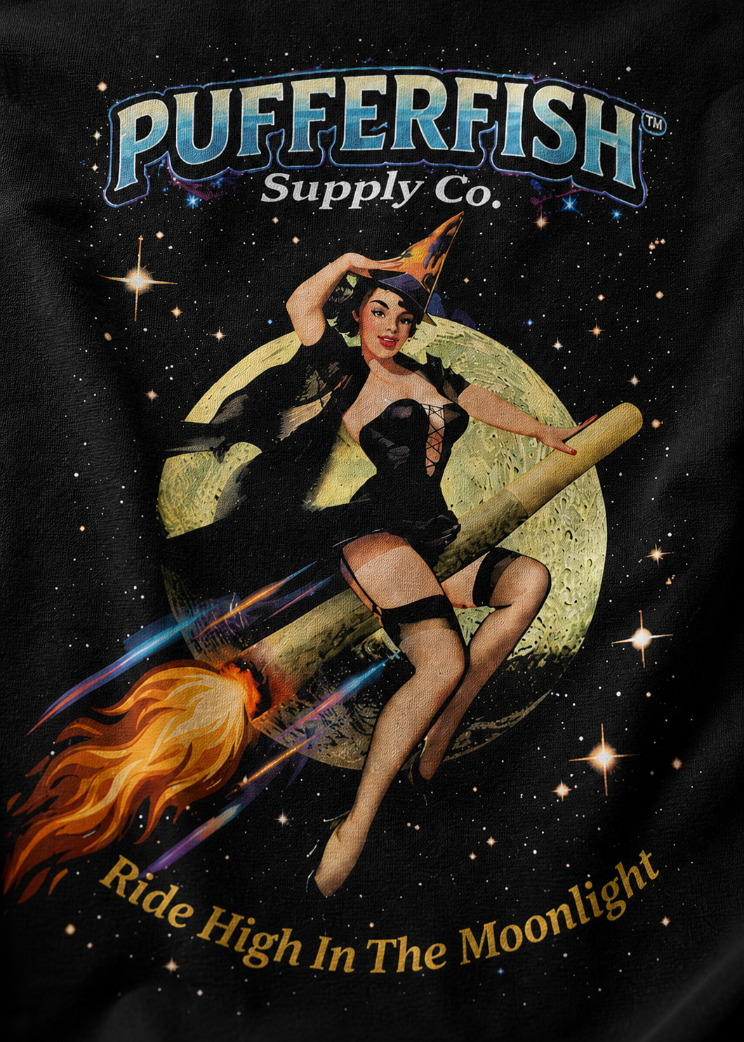 Camiseta Pufferfish - High Hide Moon Night