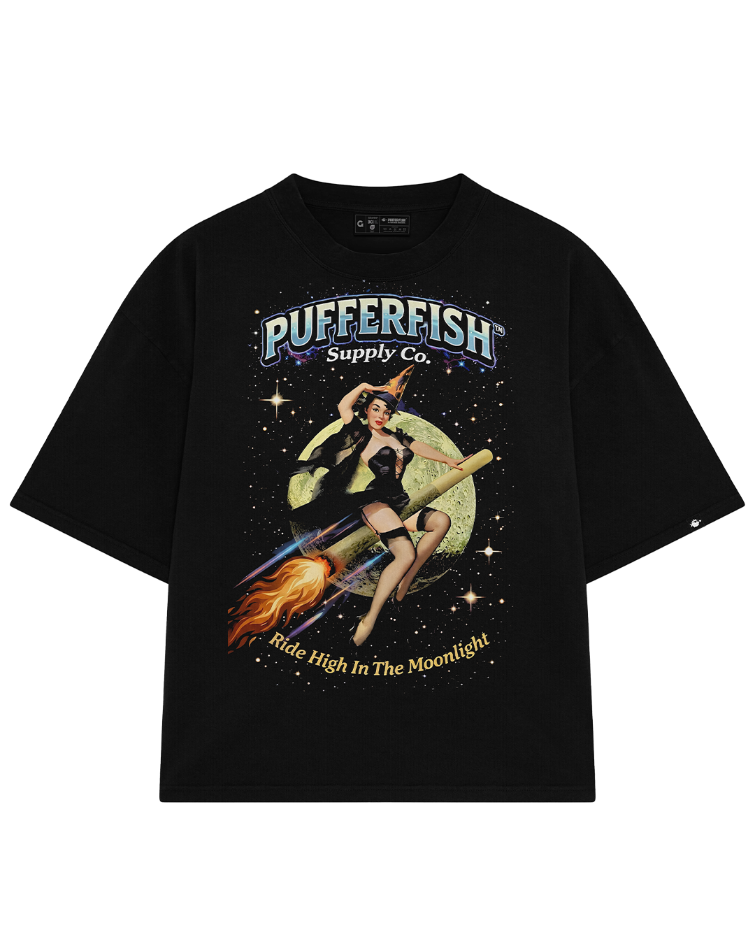 Camiseta Pufferfish - High Hide Moon Night (Estampa Frontal)