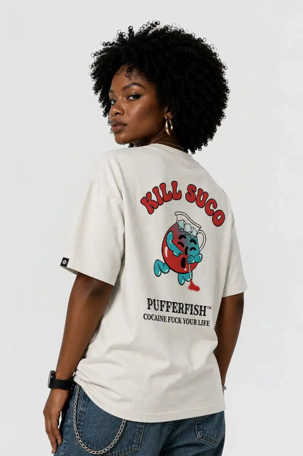 Camiseta Rave Paródia — Kill Suco, vista geral da peça