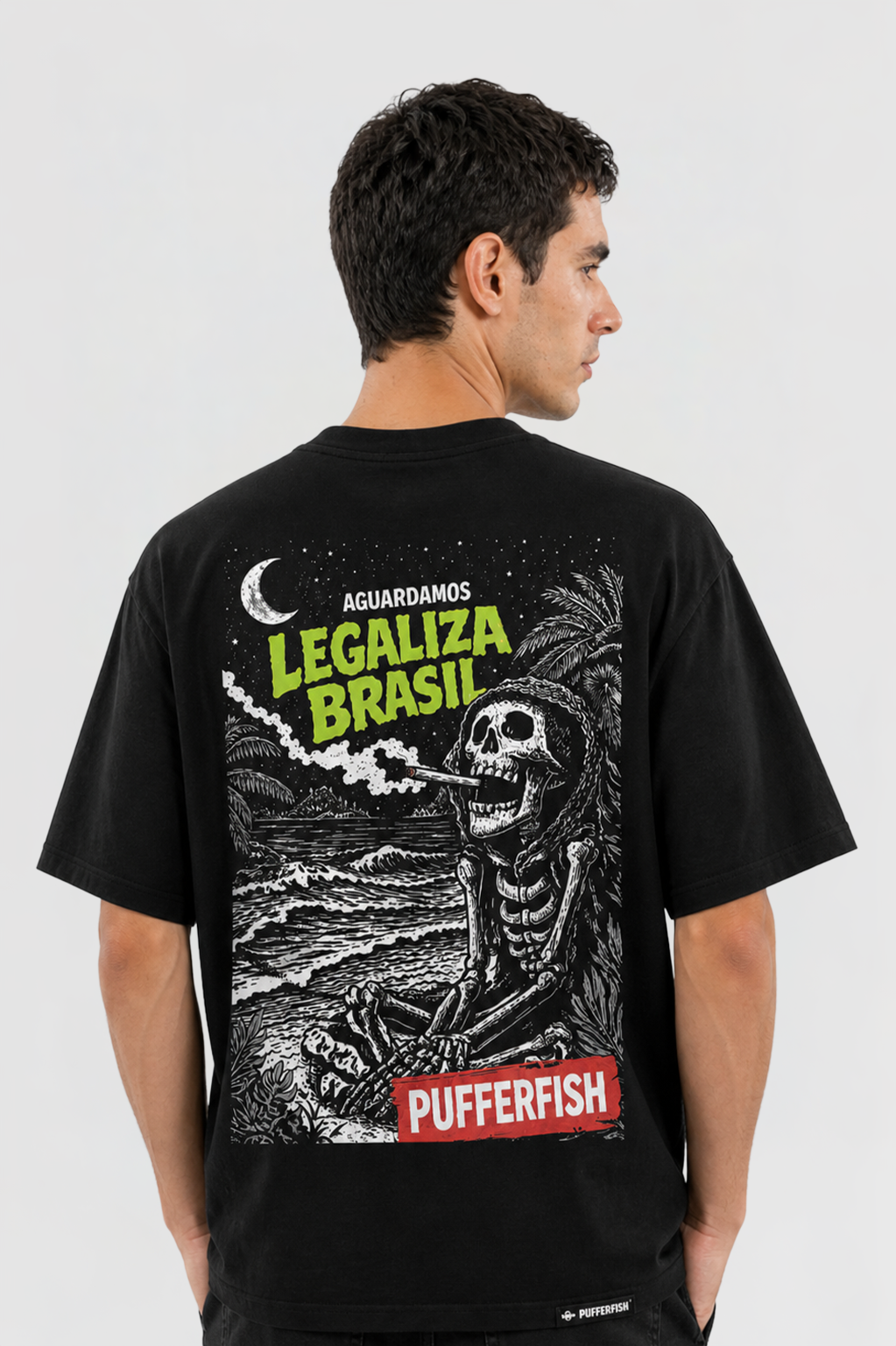 Camiseta Pufferfish - Legaliza Brasil