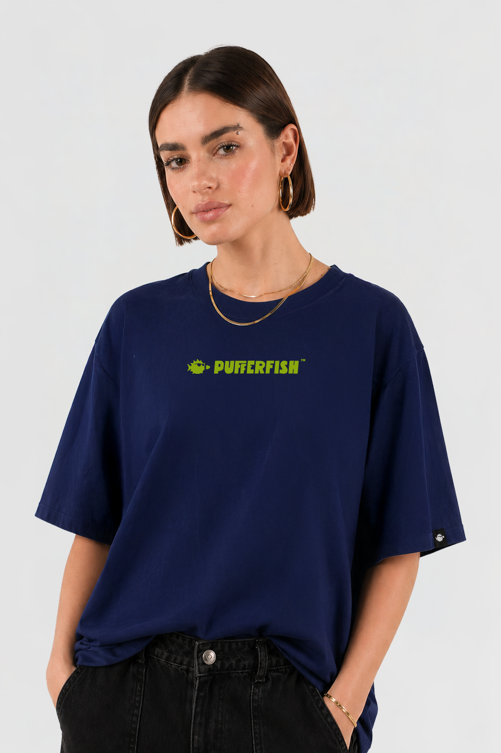 Camiseta Pufferfish Basics - Azul