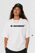 Camiseta Praia Estampada — Tuned In vestida, vista geral