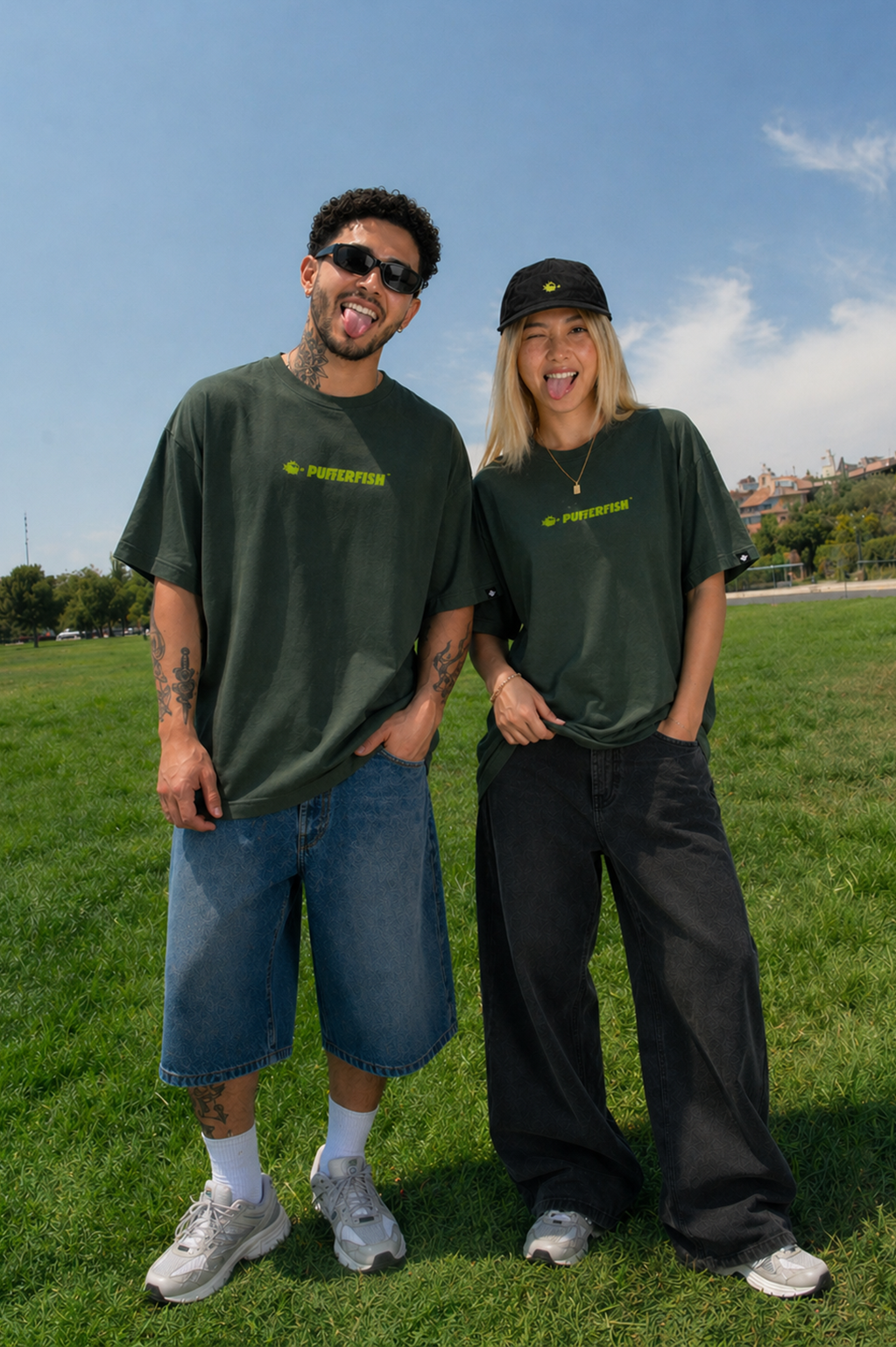 Camiseta Pufferfish Basics - Verde