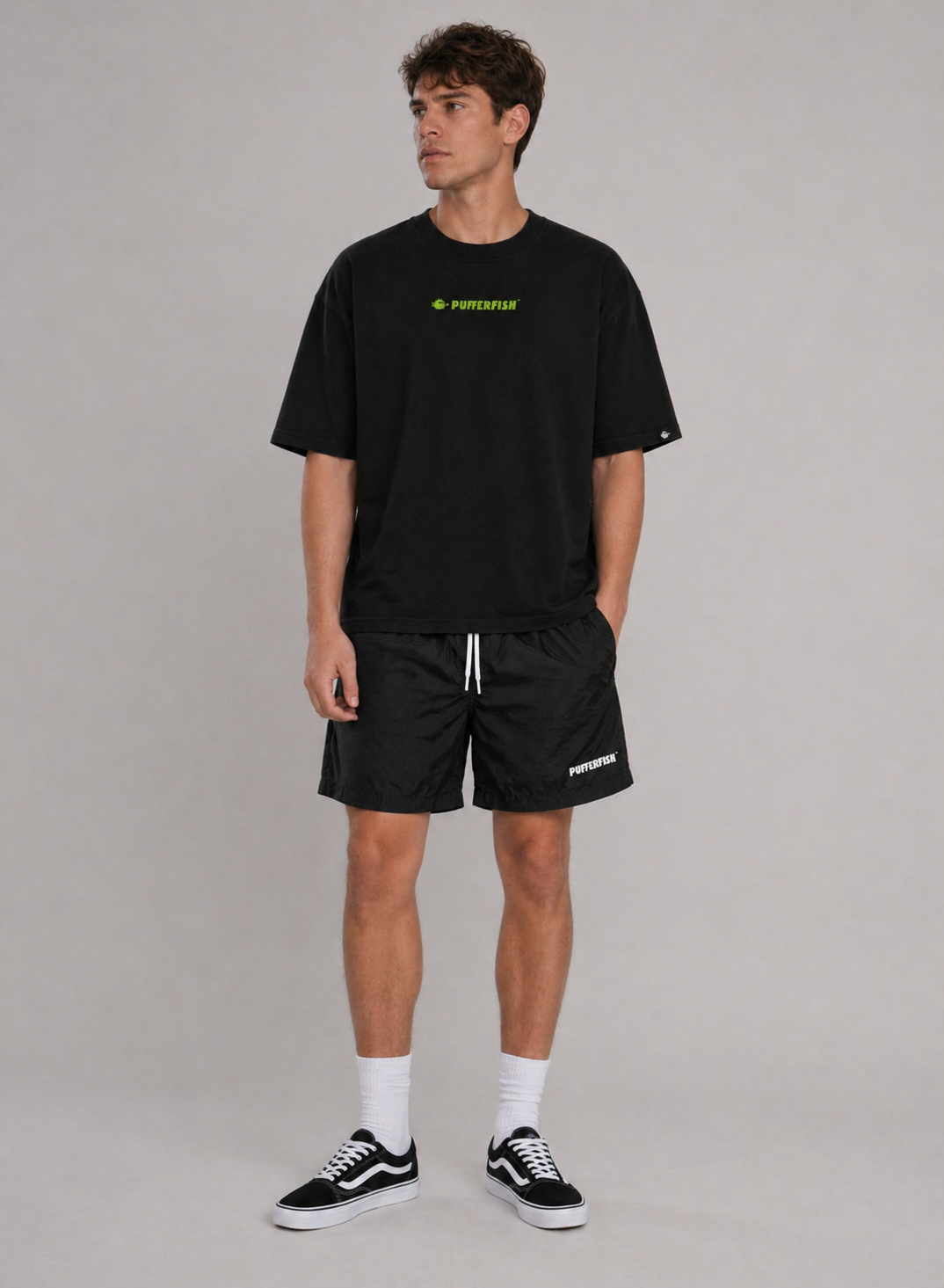 Camiseta Pufferfish Basics - Preta