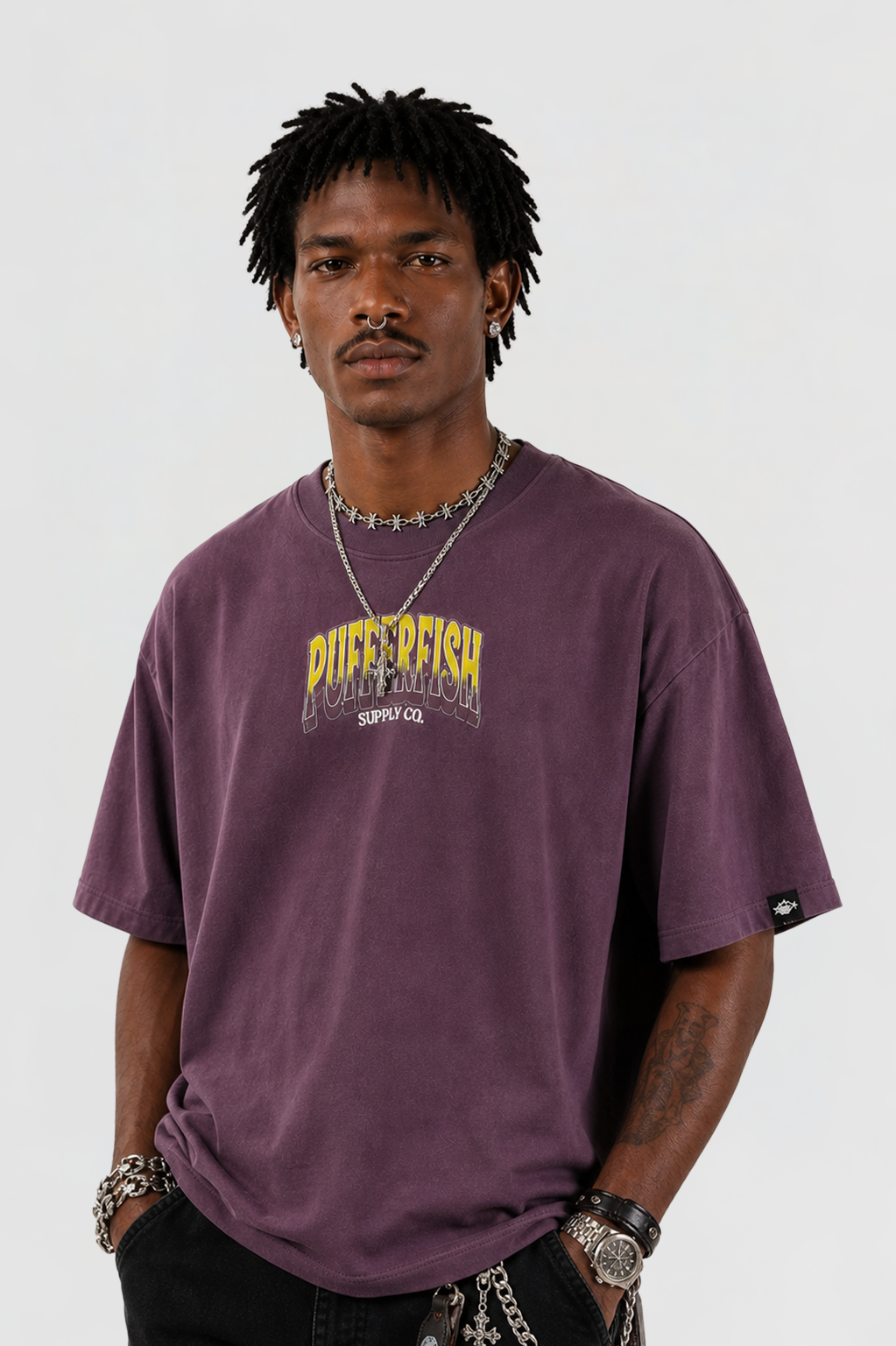 Camiseta Pufferfish - Purpe Flavor