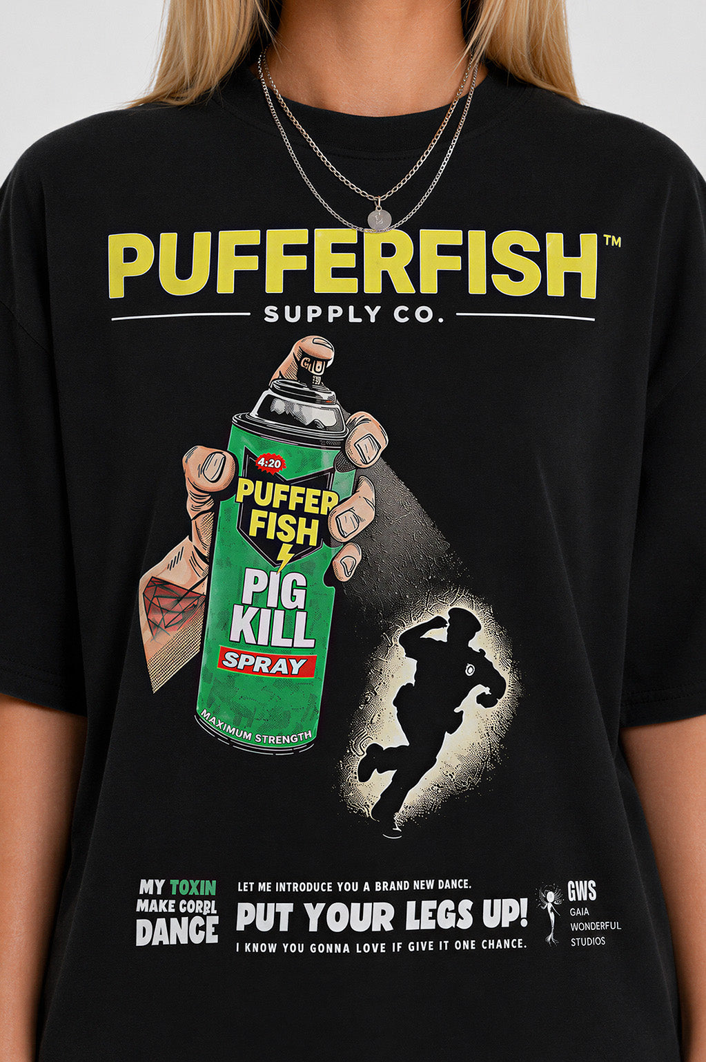 Camiseta Pufferfish - Pig Kill (Estampa Frontal)