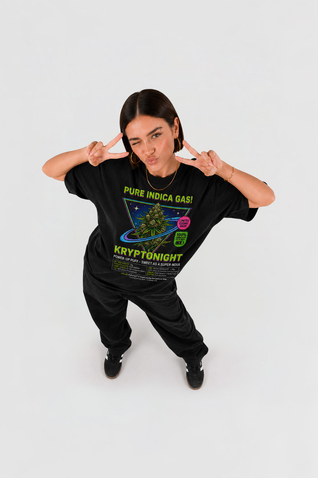 Camiseta Pufferfish - Kryptonight Kush (Estampa Frontal)