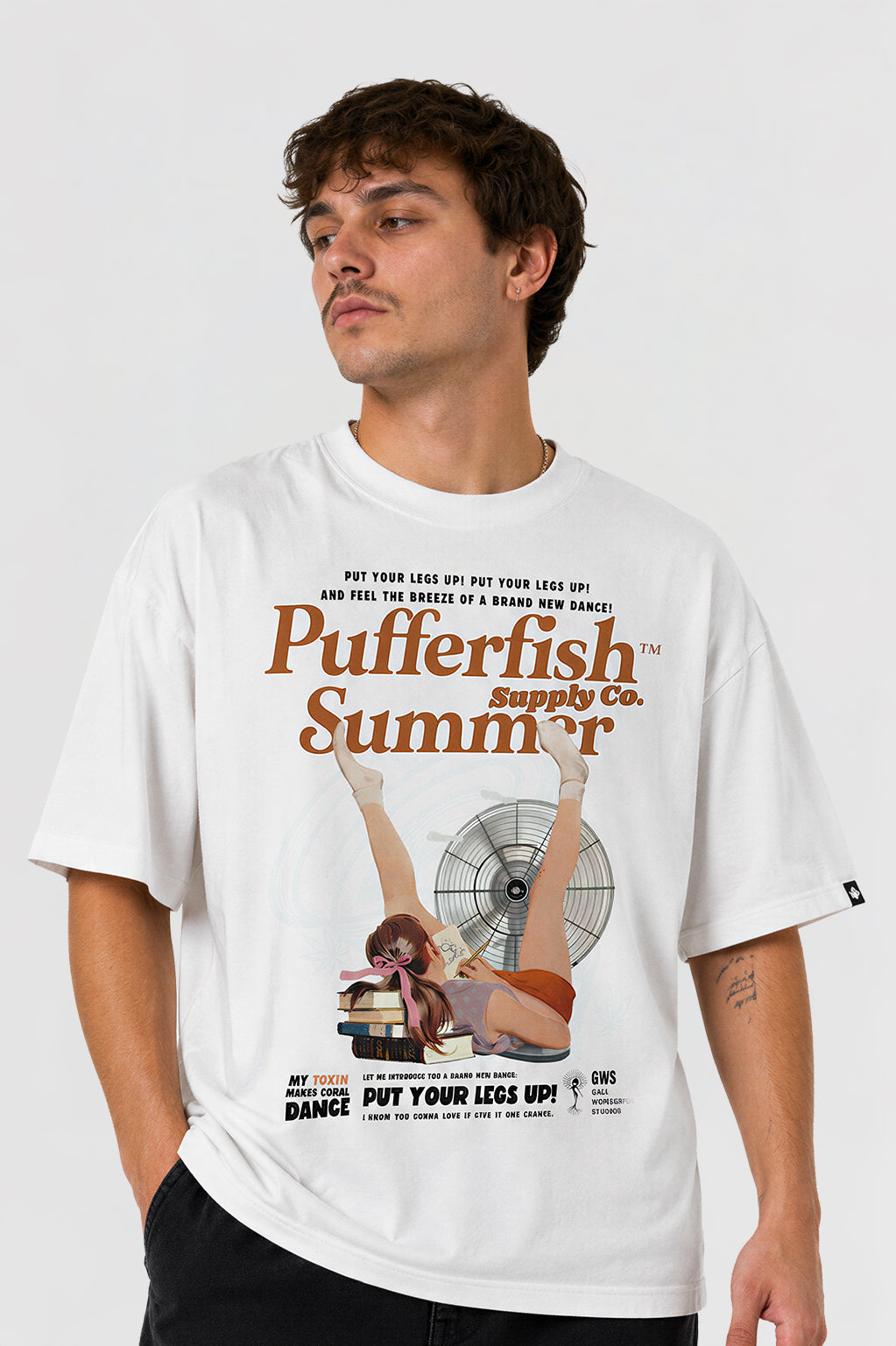 Camiseta Pufferfish - Summer (Estampa Frontal)