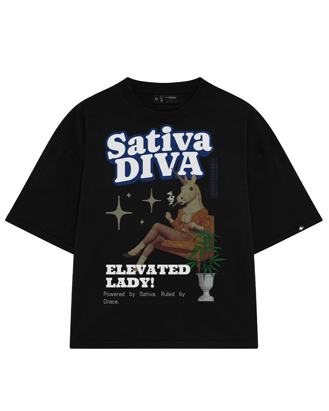 Camiseta Pufferfish - Sativa Diva (Estampa Frontal)
