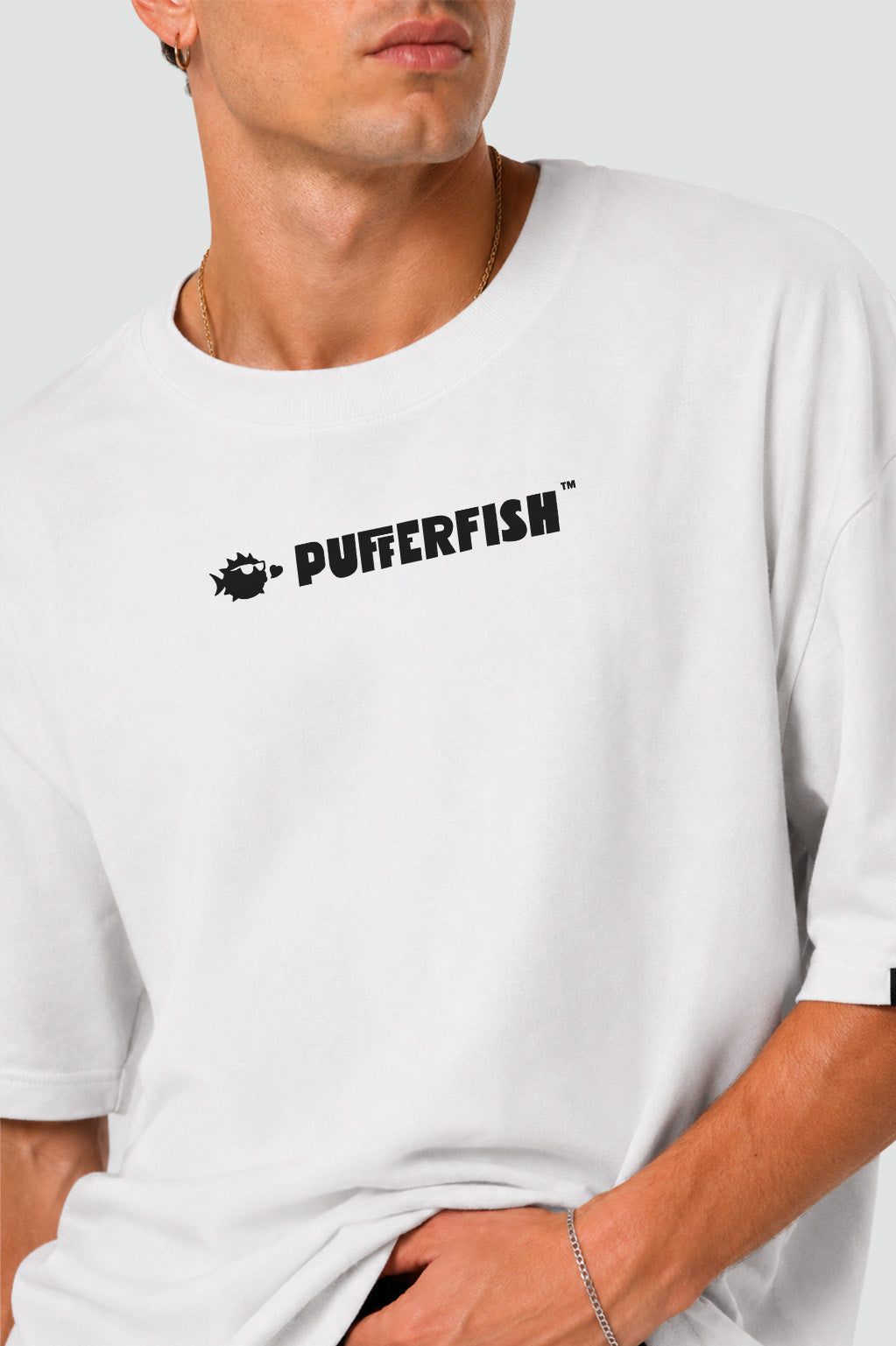 Camiseta Pufferfish Basics Branca look completo streetwear