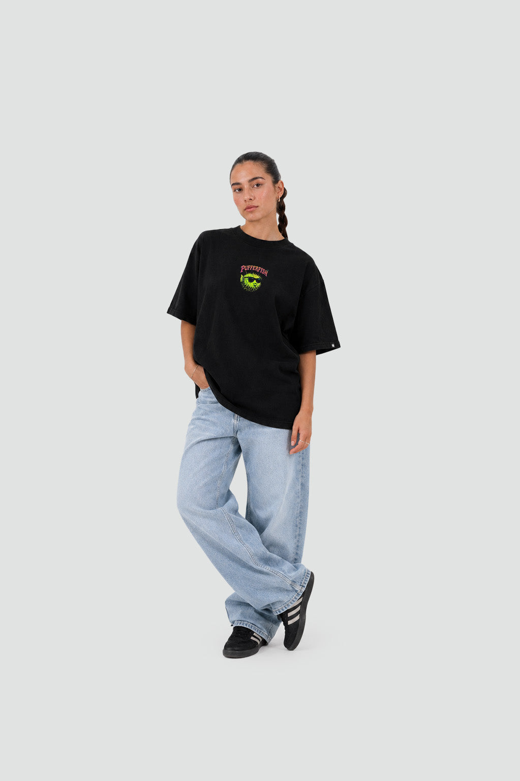 Camiseta Pufferfish Blow Up Show Up 2 vista lateral