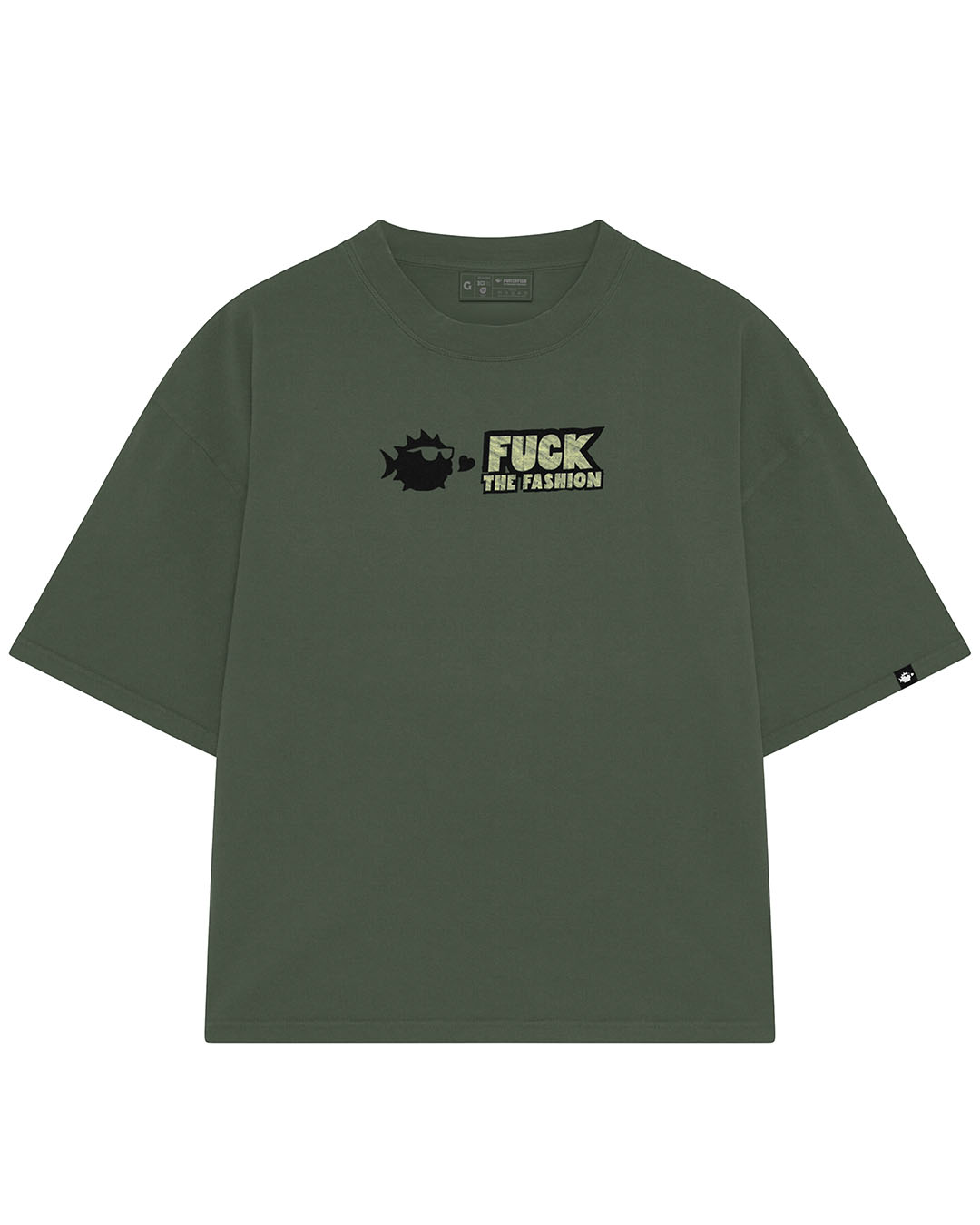 Camiseta Pufferfish Fuck the Fashion vista frontal