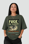 Camiseta Pufferfish Fuck the Fashion estampa frontal