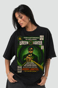 Camiseta Pufferfish GreenLighter estampa frontal streetwear