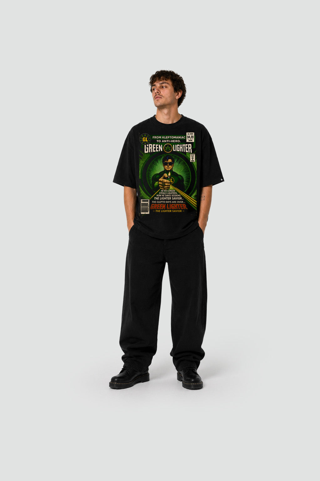 Camiseta Pufferfish GreenLighter look completo