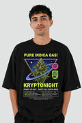 Camiseta Pufferfish Kryptonight Kush estampa frontal streetwear