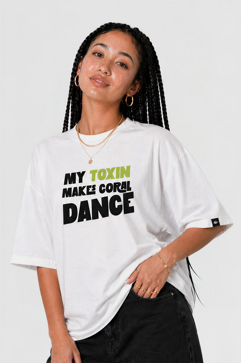 Camiseta Pufferfish My Toxin streetwear oversized