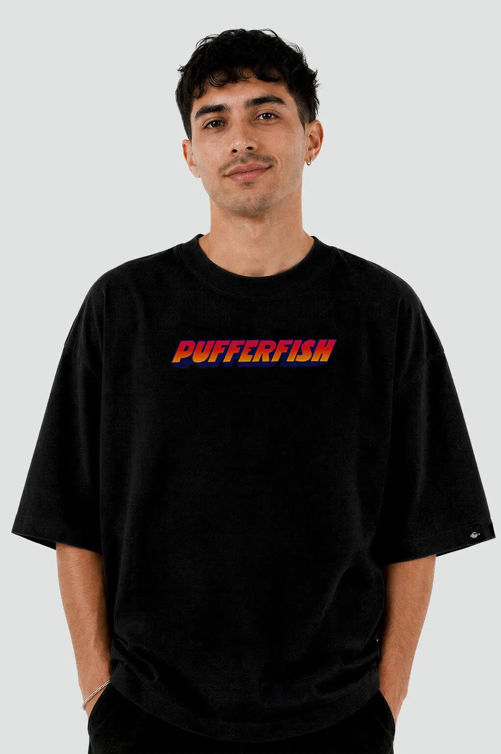 Camiseta Praia Synthwave — No Vaca Yes Drop, look completo