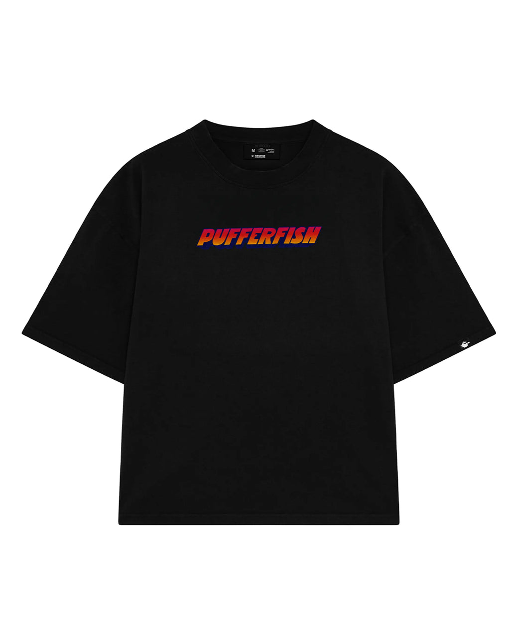 Camiseta Praia Synthwave — No Vaca Yes Drop, vista frontal