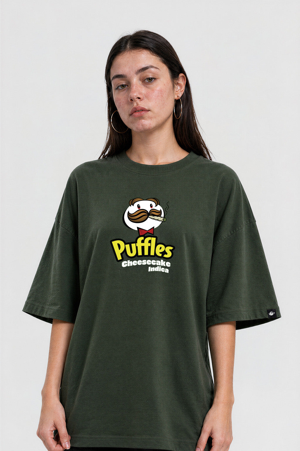 Camiseta Pufferfish Puffles look completo oversized
