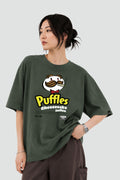 Camiseta Pufferfish Puffles estampa frontal streetwear