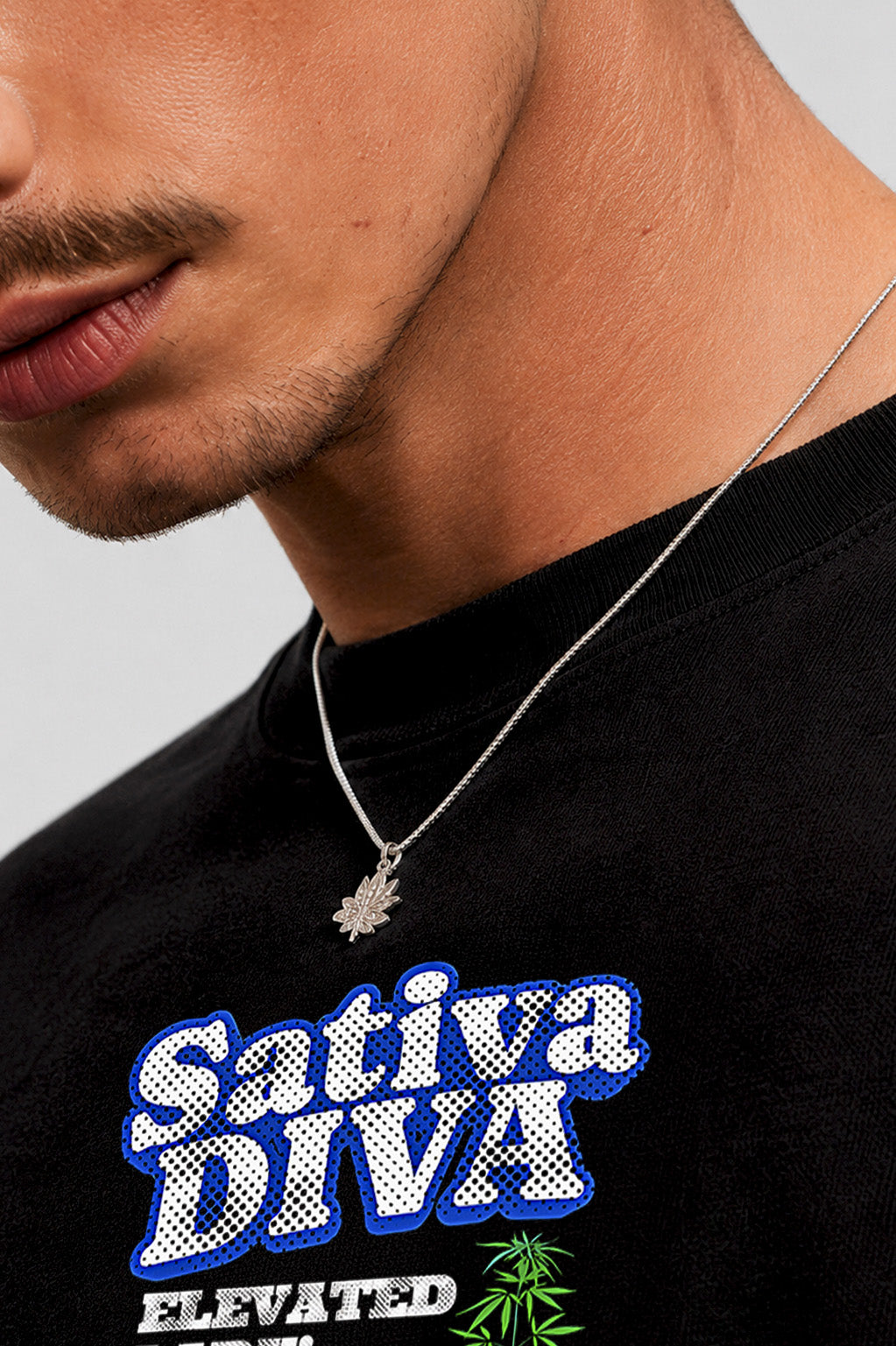 Camiseta Pufferfish Sativa Diva Pin-Up vista lateral