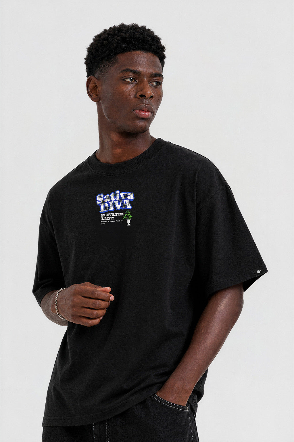 Camiseta Pufferfish Sativa Diva Pin-Up vista completa