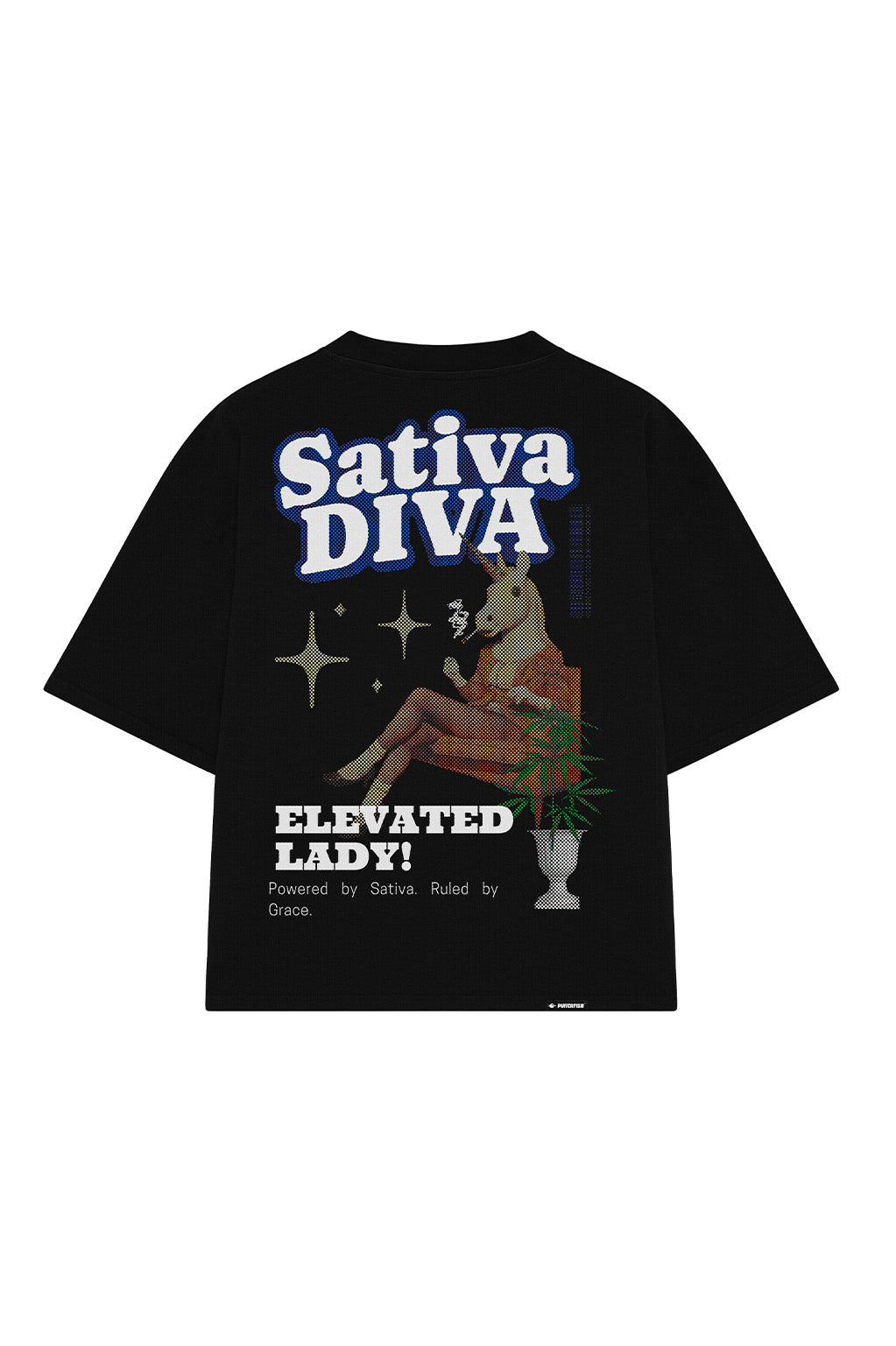 Camiseta Pufferfish Sativa Diva Pin-Up look streetwear final