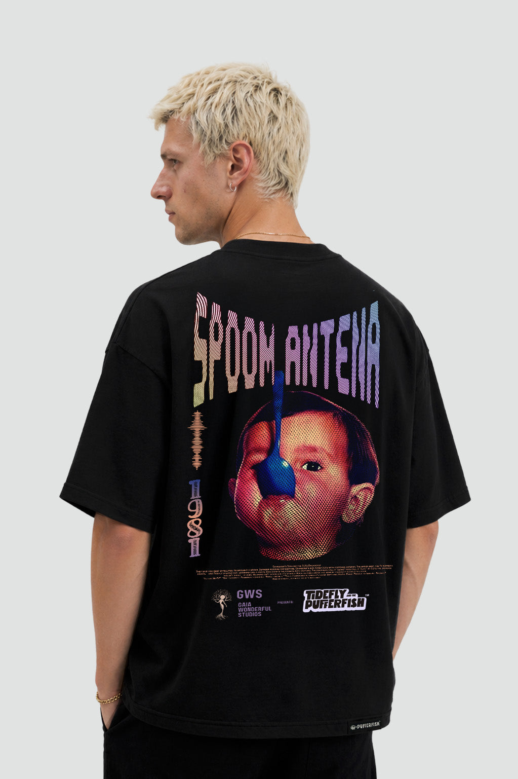 Camiseta Pufferfish Spoon Antena streetwear oversized