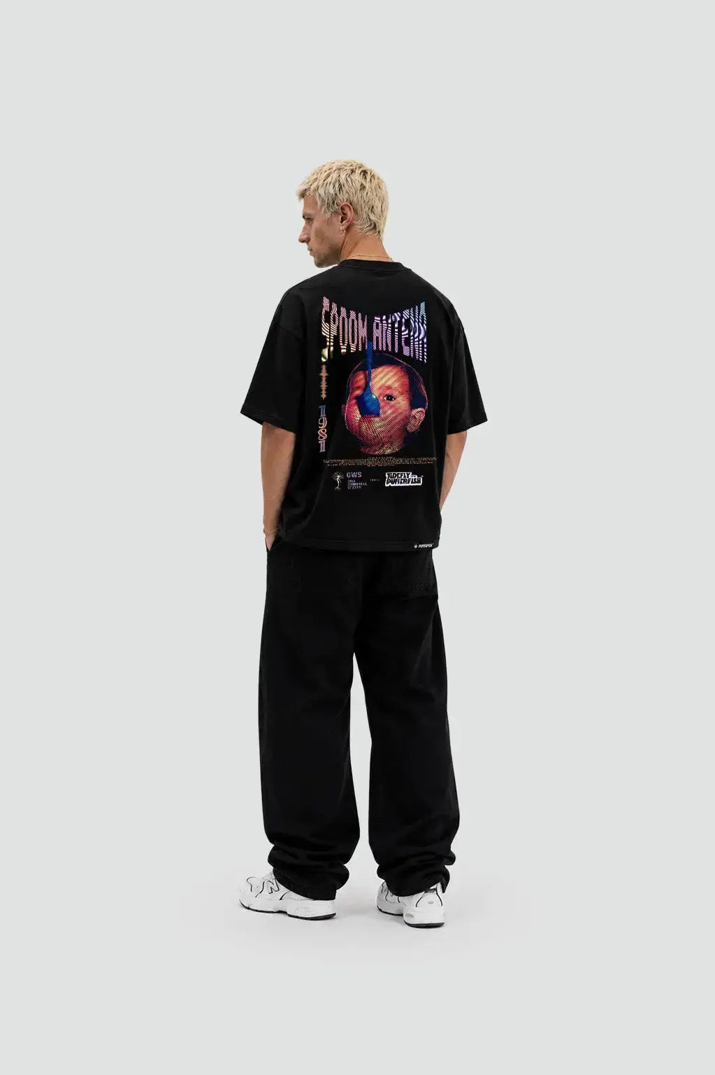 Camiseta Música Eletrônica — Spoon Antena, vista lateral