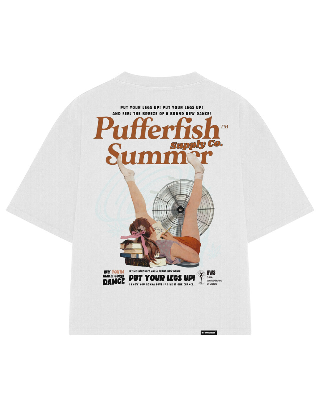Camiseta Pufferfish Summer look completo streetwear